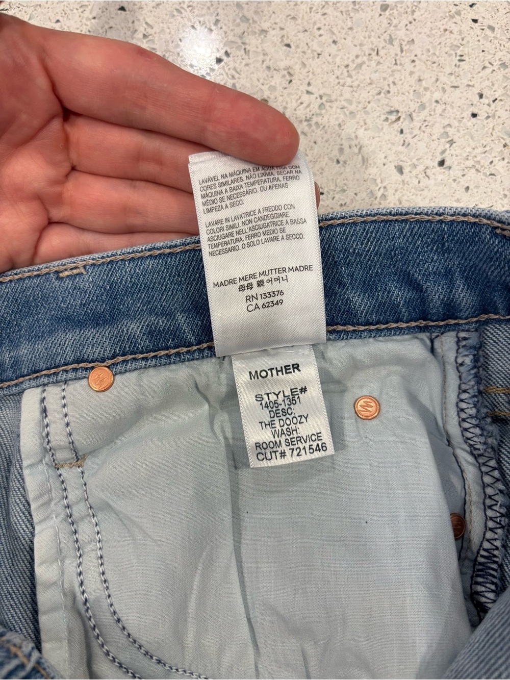 Mother The Doozy Flare Jeans in Room Service Size 28 - Picture 13 of 16